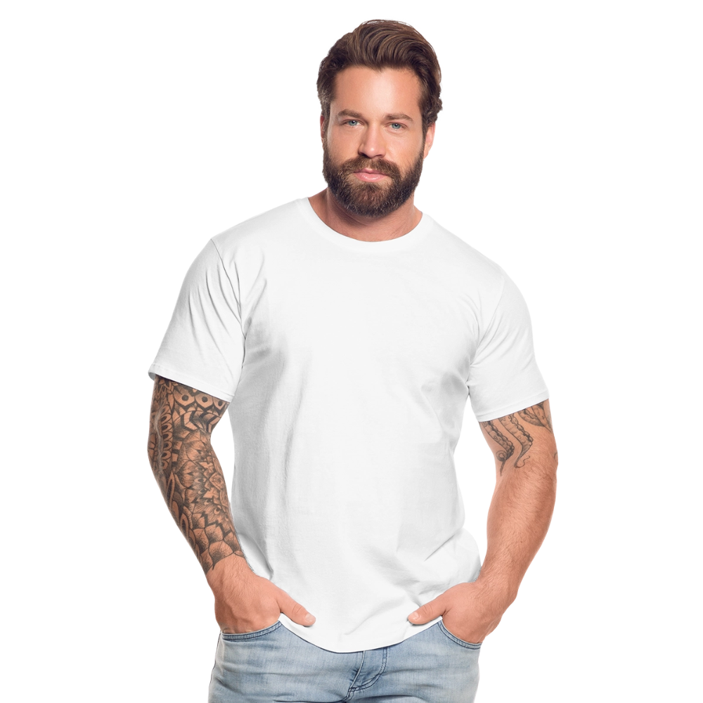 Männer Premium Bio T-Shirt -on my way- Geschenke Für Windsurfer - Weiß