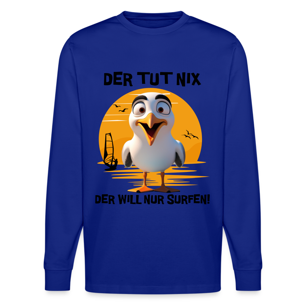 Unisex Bio-Langarmshirt -der tut nix- - Königsblau