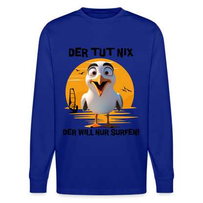 Unisex Bio-Langarmshirt -der tut nix- - Königsblau