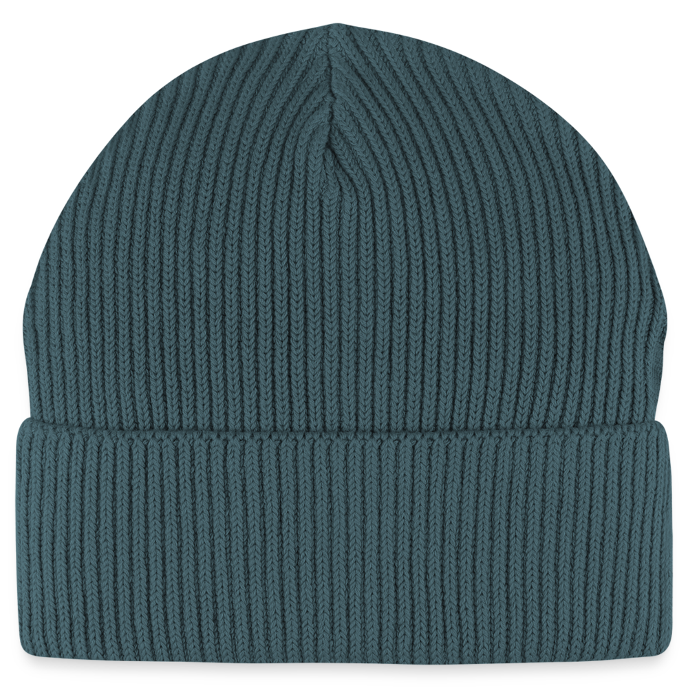 Unisex Bio BEANIE - Dunkles Petrol