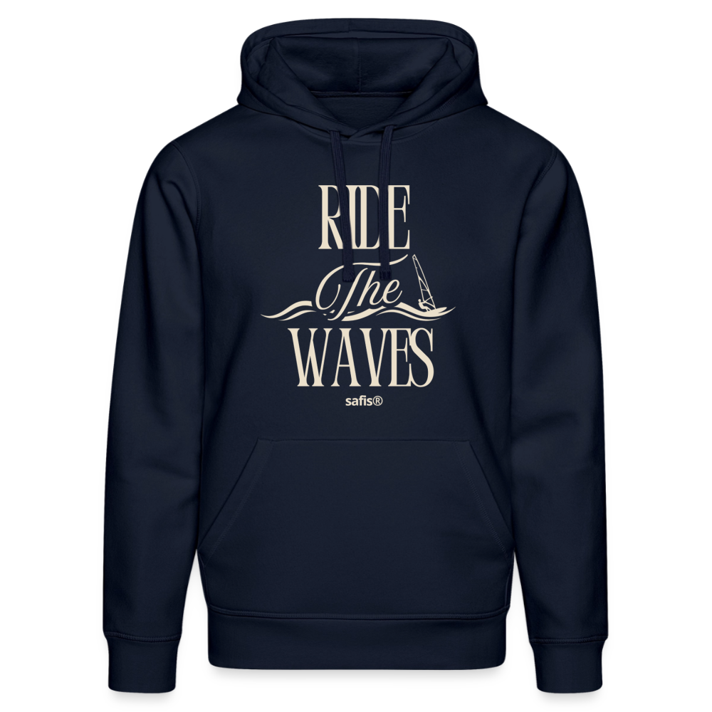 Unisex Bio-Hoodie DRUMMER -ride the waves- - French Navy