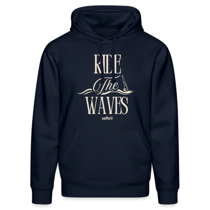 Unisex Bio-Hoodie DRUMMER -ride the waves- - French Navy