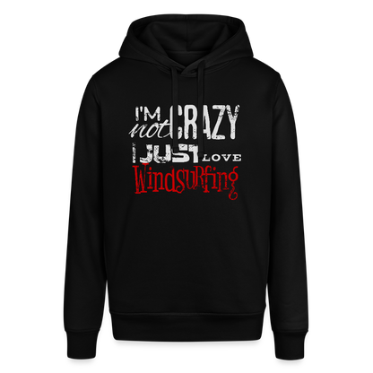 Unisex Bio-Hoodie -crazy- - Schwarz