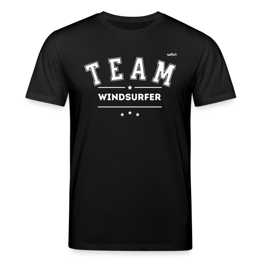 Unisex Bio-T-Shirt CREATOR -Team Windsurfer- - Schwarz