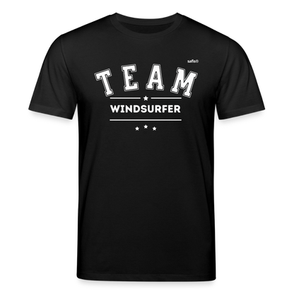 Unisex Bio-T-Shirt CREATOR -Team Windsurfer- - Schwarz