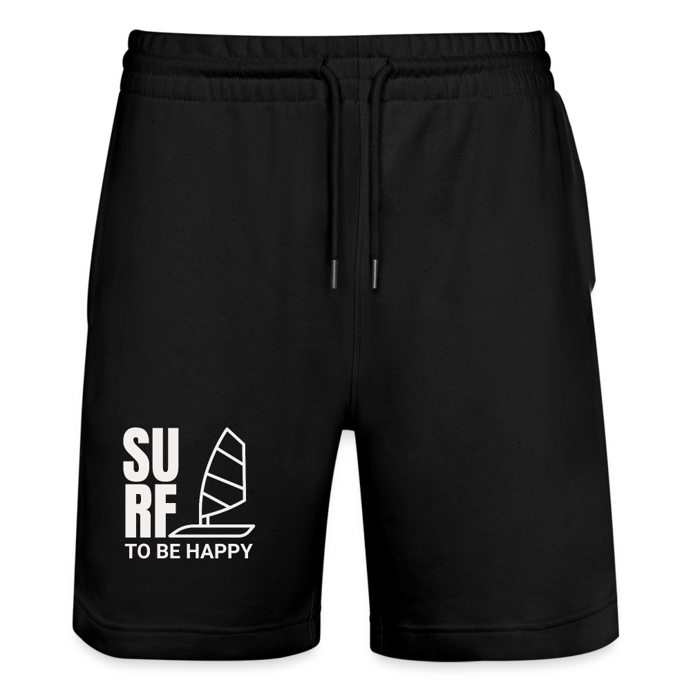 Unisex Bio Joggingshorts Trainer - Schwarz