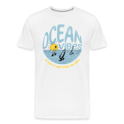 Männer Premium Bio T-Shirt -do more- - Weiß