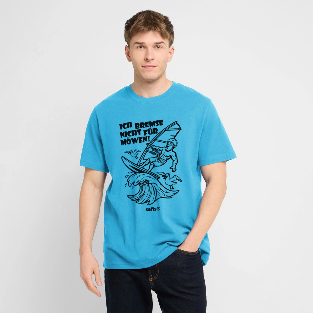 -Möwe- Unisex Bio-T-Shirt CREATOR - Aquablau