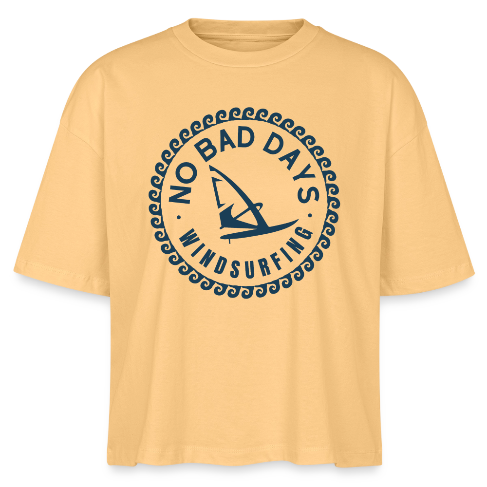 safis Frauen Windsurf Bio-T-Shirt -no bad days- - Mispel