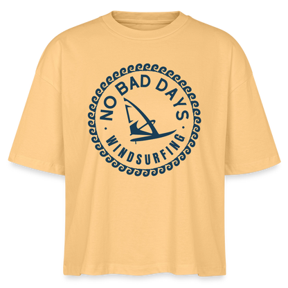 safis Frauen Windsurf Bio-T-Shirt -no bad days- - Mispel