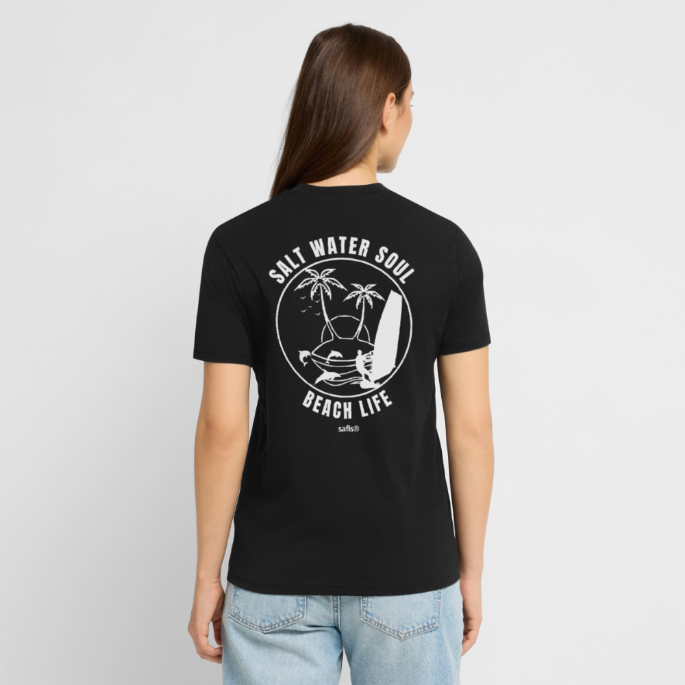 Unisex Bio-T-Shirt CREATOR -salt water soul- - Schwarz