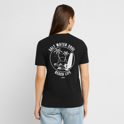 Unisex Bio-T-Shirt CREATOR -salt water soul- - Schwarz