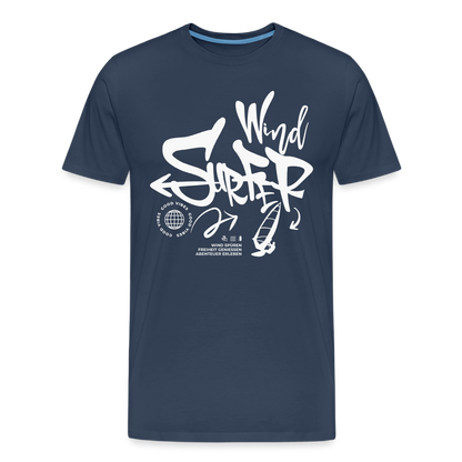 Männer Premium Bio T-Shirt -good vibes- - Navy