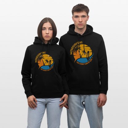 Unisex Bio-Hoodie CRUISER -sunny side- - Schwarz