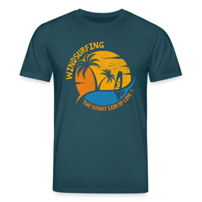 Unisex Bio-T-Shirt CREATOR -sunny side- - Dunkles Petrol