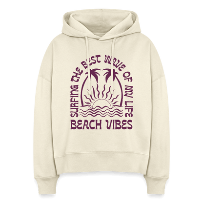 Bequemer Damen Hoodie Windsurf Geschenk – Beach Vibes  