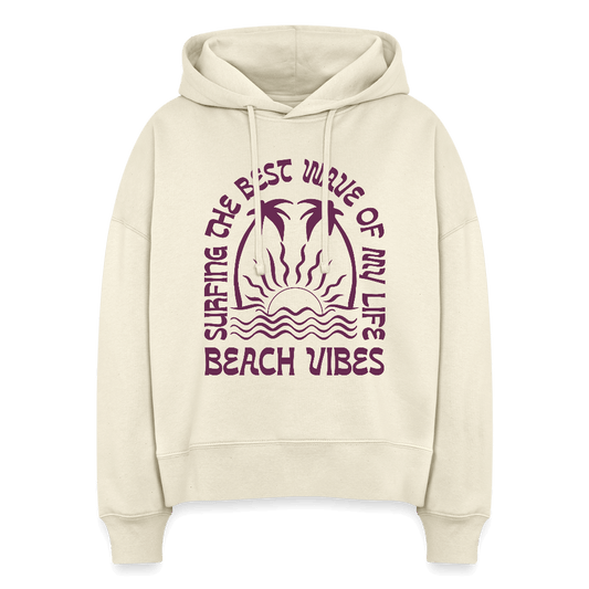Bequemer Damen Hoodie Windsurf Geschenk – Beach Vibes  