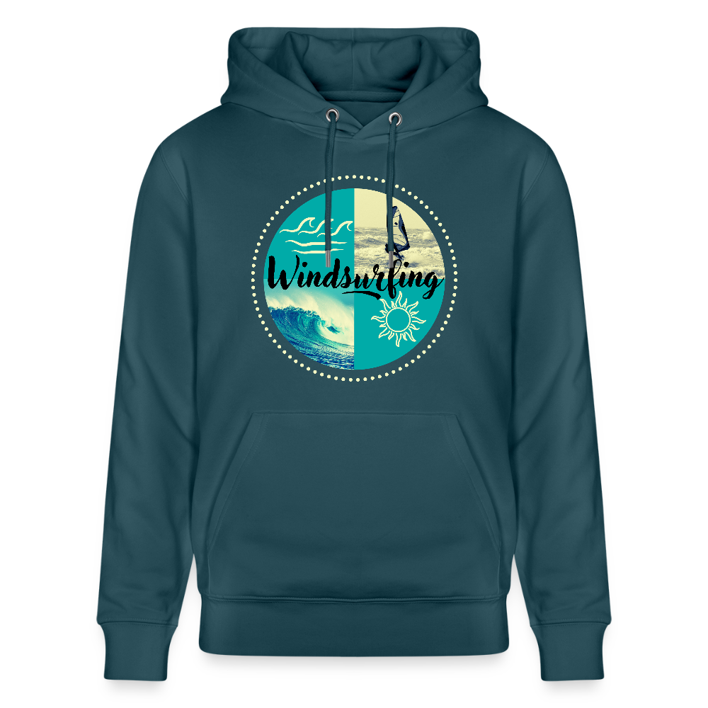 Unisex Bio-Hoodie CRUISER -ocean- - Dunkles Petrol