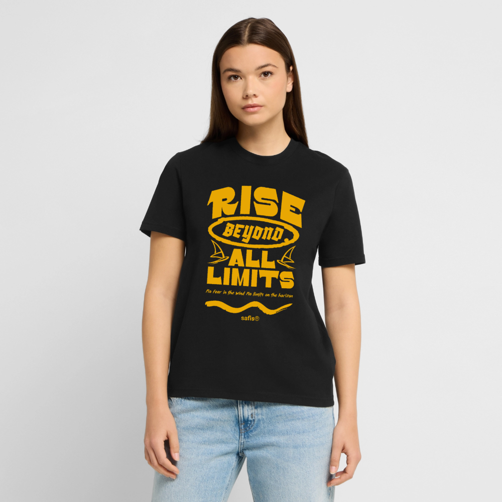 -rise all limits- Unisex Bio-T-Shirt CREATOR - Schwarz