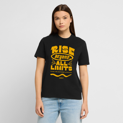 -rise all limits- Unisex Bio-T-Shirt CREATOR - Schwarz