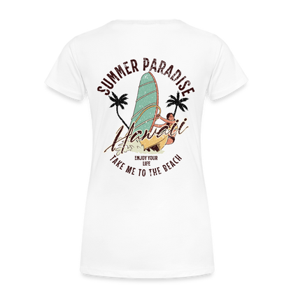 Frauen Premium Bio T-Shirt - Weiß