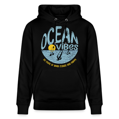 Unisex Bio-Hoodie CRUISER -do more- - Schwarz