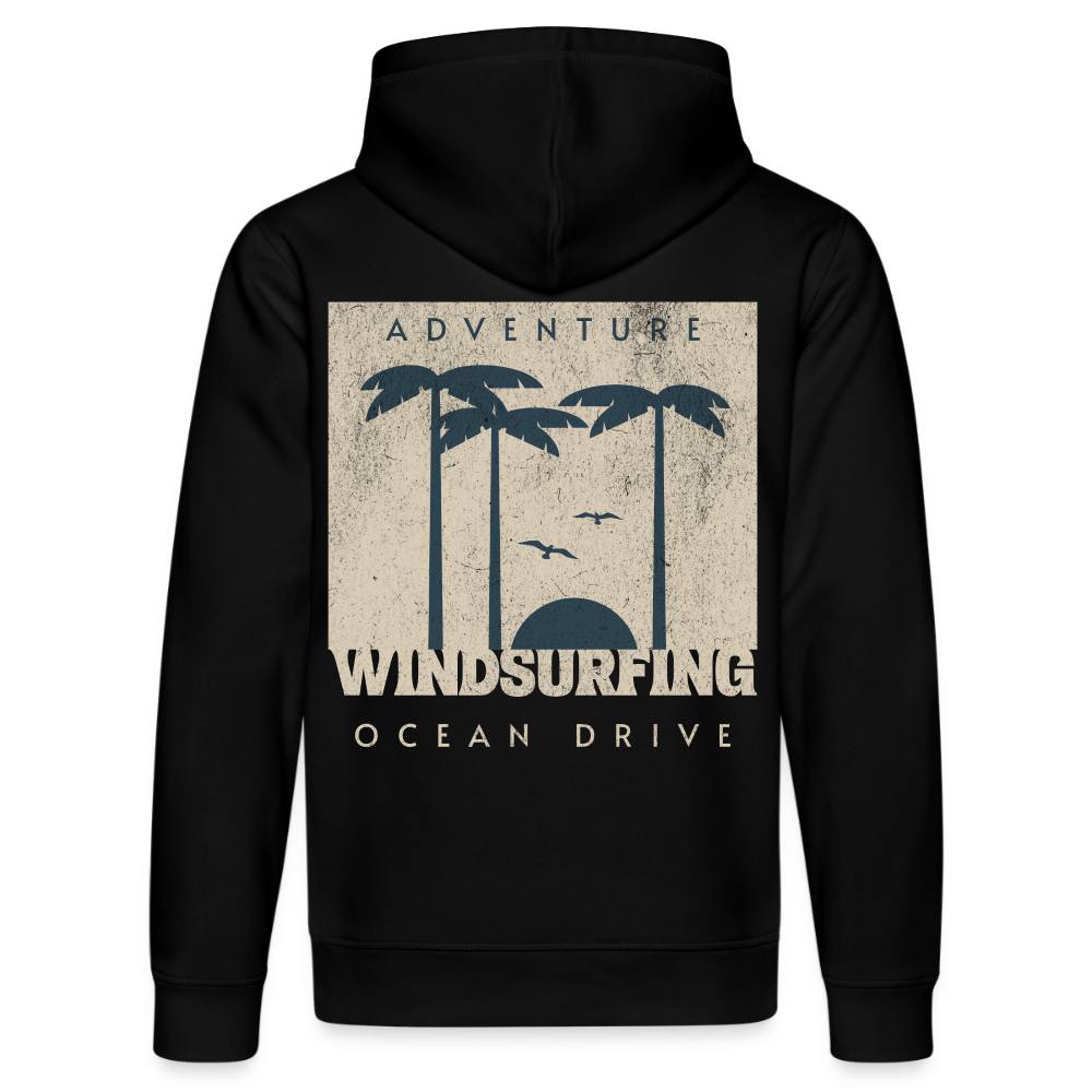 Unisex Bio-Hoodie DRUMMER -ocean drive- - Schwarz