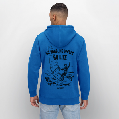 -no life- Unisex Bio-Hoodie DRUMMER - Königsblau