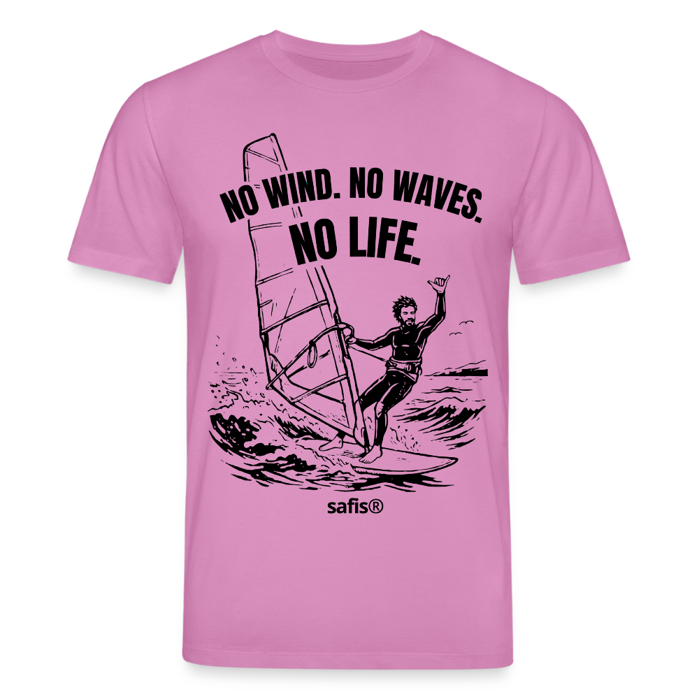 safis® Windsurf Bio-Shirt -no life- Unisex CREATOR - Pink