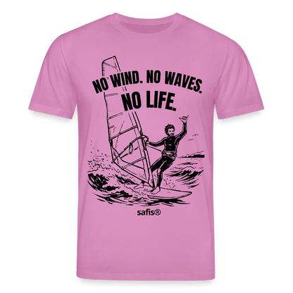 safis® Windsurf Bio-Shirt -no life- Unisex CREATOR - Pink