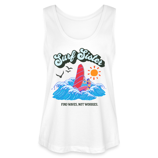 Frauen Bio Tank Top MINTER -surf sister- - Weiß