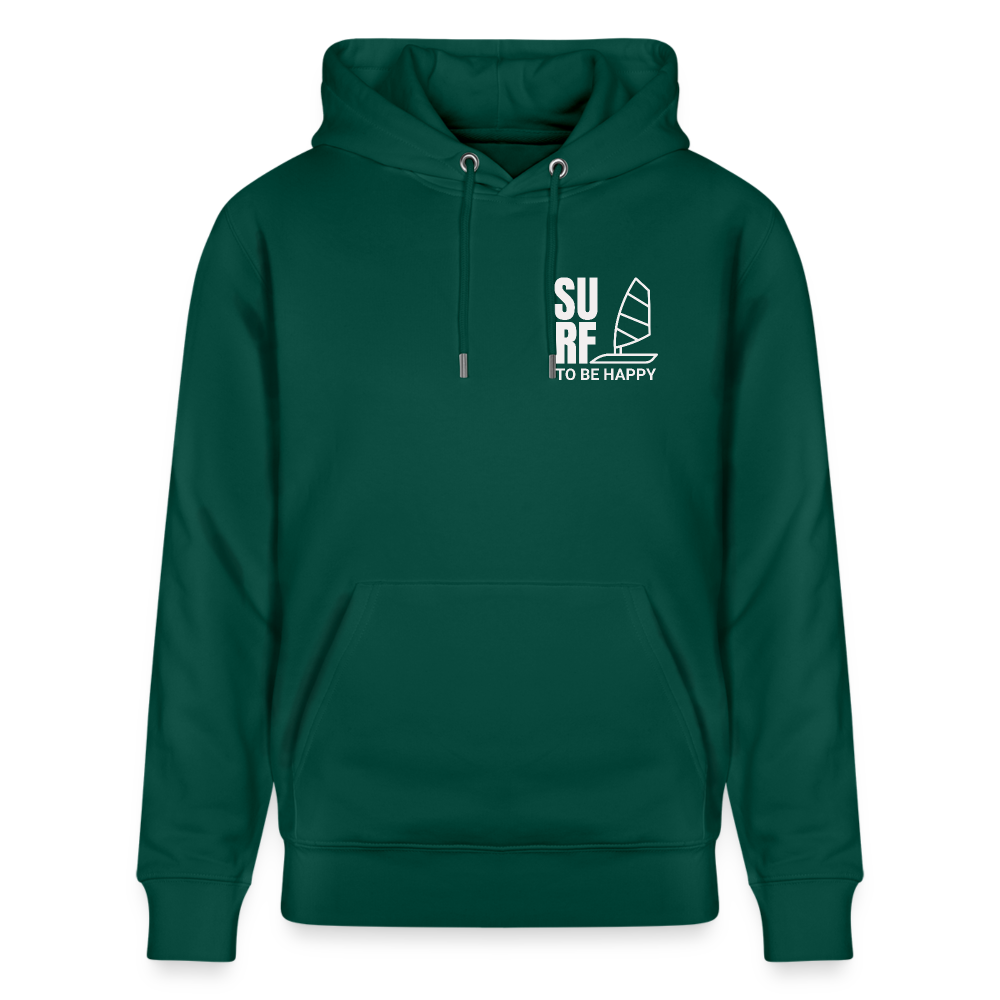 Unisex Bio-Hoodie CRUISER -surf to be happy- - Forest