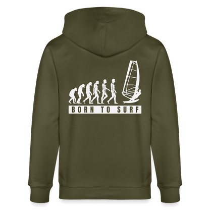 Unisex Bio Hoodie Jacke CULTIVATOR evolution für Windsurfer.  