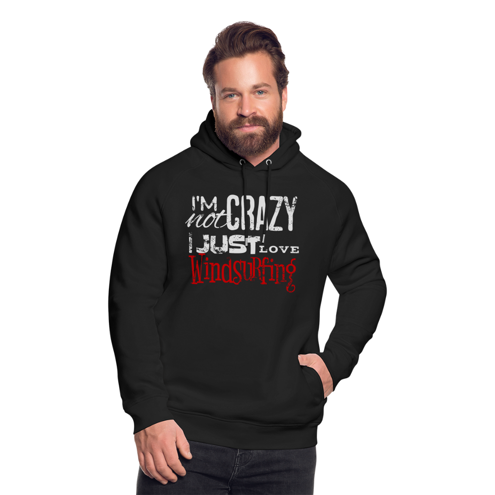 Unisex Bio-Hoodie -crazy- - Schwarz