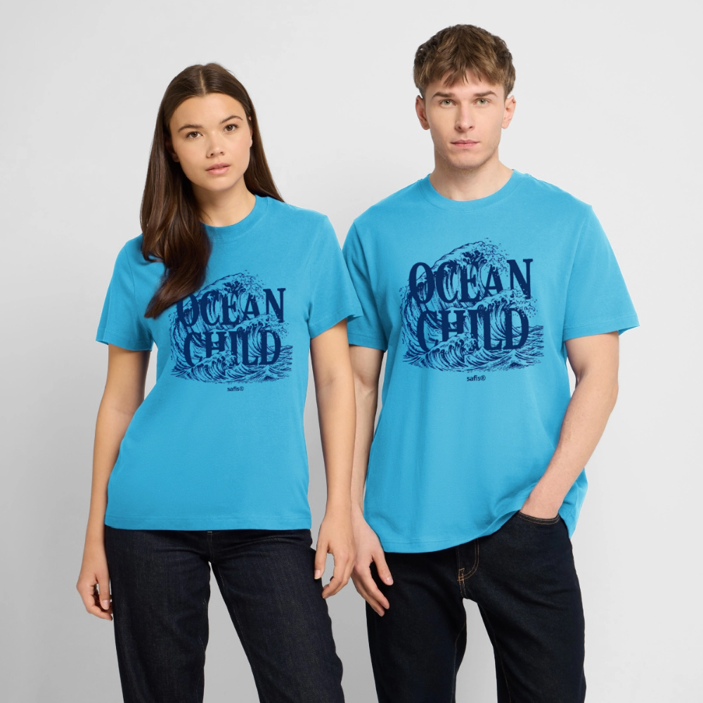 Unisex Bio-T-Shirt CREATOR -ocean child- - Aquablau