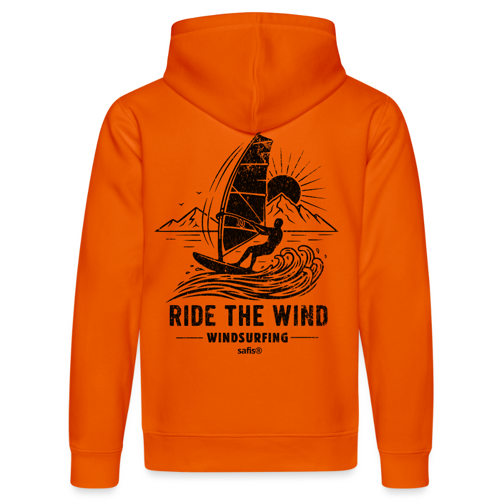 Unisex Bio-Hoodie DRUMMER -ride the wind- - Tieforange