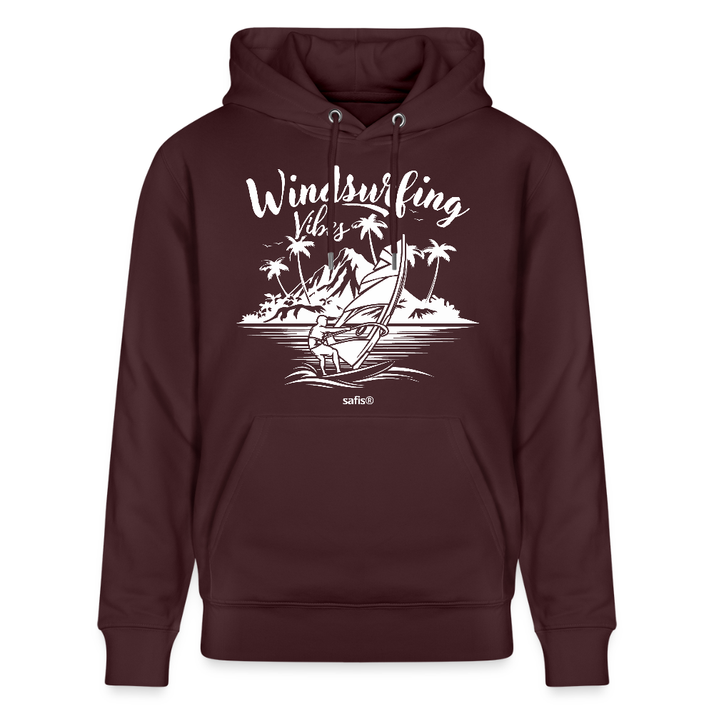 Unisex Bio-Hoodie CRUISER -Windsurfing Vibes- - Maroon