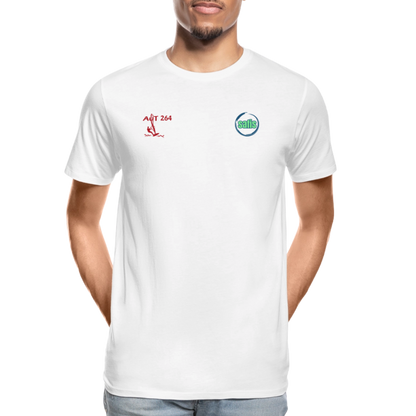 Männer Premium Bio T-Shirt -aut264- - Weiß