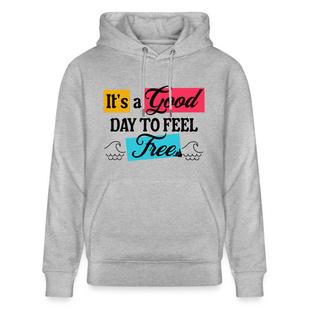 Unisex Bio-Hoodie CRUISER -free- - Grau meliert