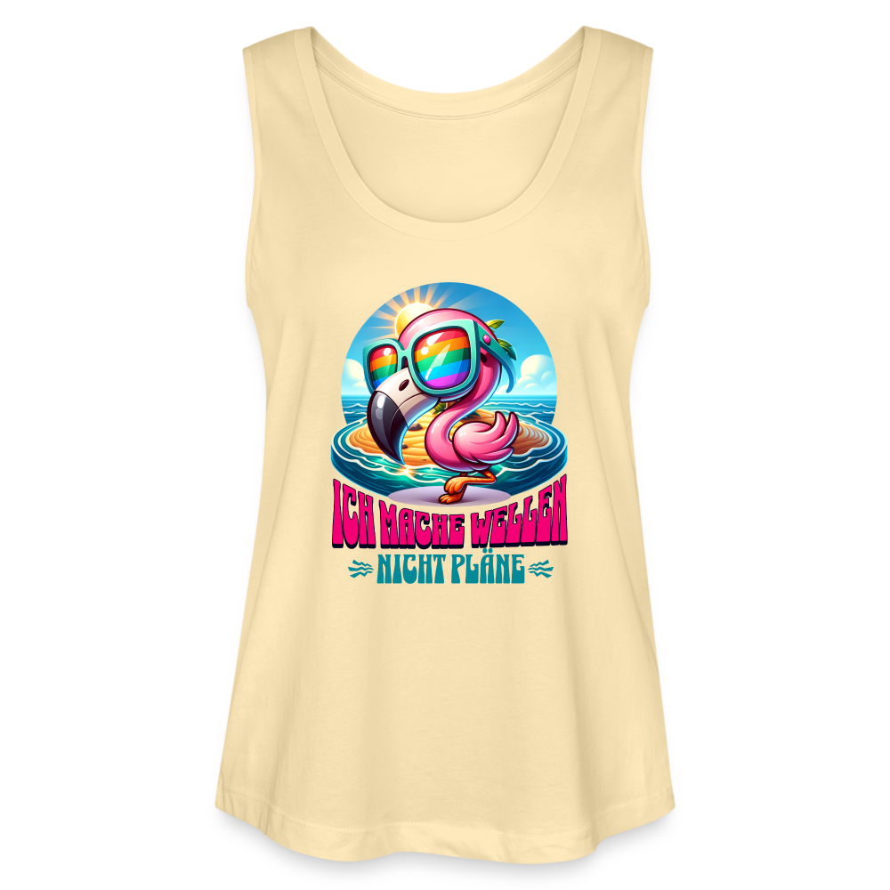 Frauen Bio Tank Top MINTER -flamingo- - Creme