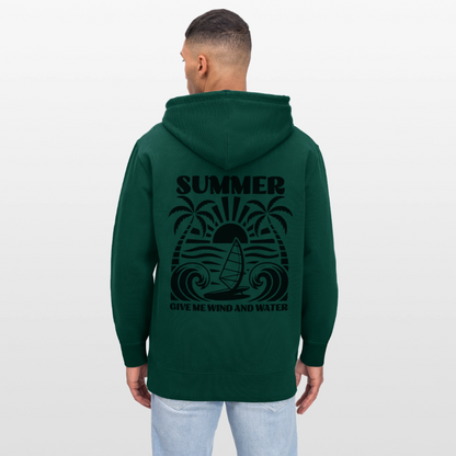 Unisex Bio-Hoodie CRUISER -give me wind and water- - Forest