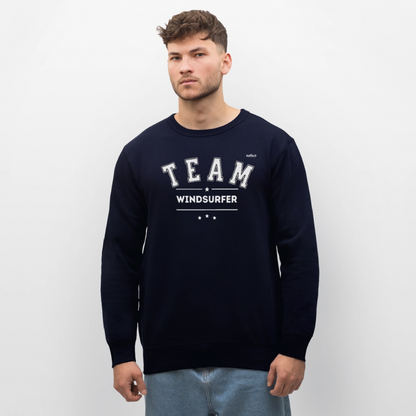 Unisex Bio-Sweatshirt ROLLER -Team Windsurfer- - Navy