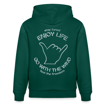 Unisex Bio-Hoodie CRUISER -enjoy life- - Forest