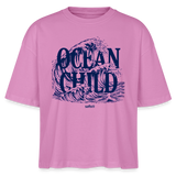Frauen Boxy Bio-T-Shirt Nova - ocean child- - Pink