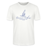 Unisex T-Shirt CRAFTER -ocean vibes windsurfing- - Weiß
