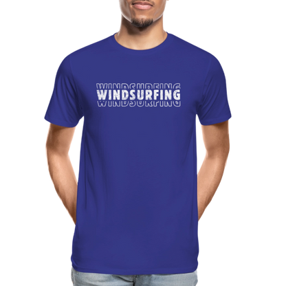 Männer Premium Bio T-Shirt -windsurfing- - Königsblau