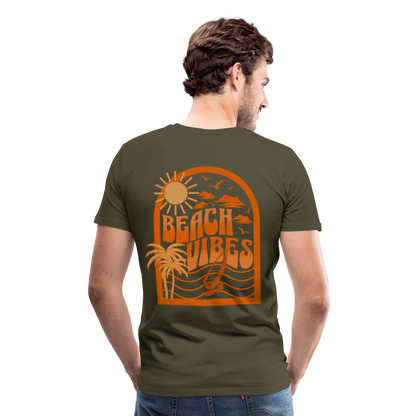 Männer Premium T-Shirt -beach- - Khaki