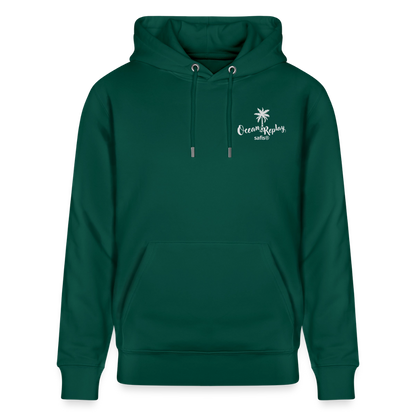 safis® Windsurfer Unisex Bio-Hoodie Cruiser -Ocean Replay- - Forest