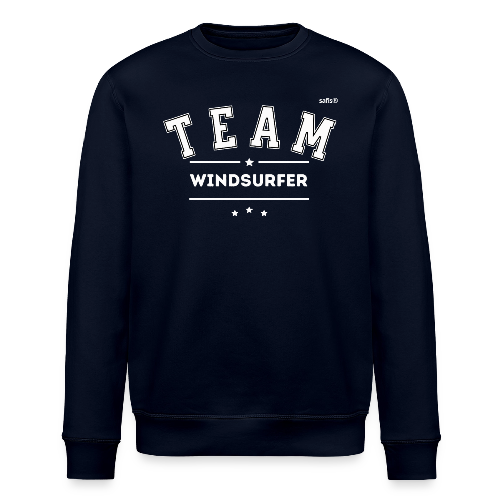 Unisex Bio-Sweatshirt ROLLER -Team Windsurfer- - Navy