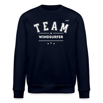 Unisex Bio-Sweatshirt ROLLER -Team Windsurfer- - Navy